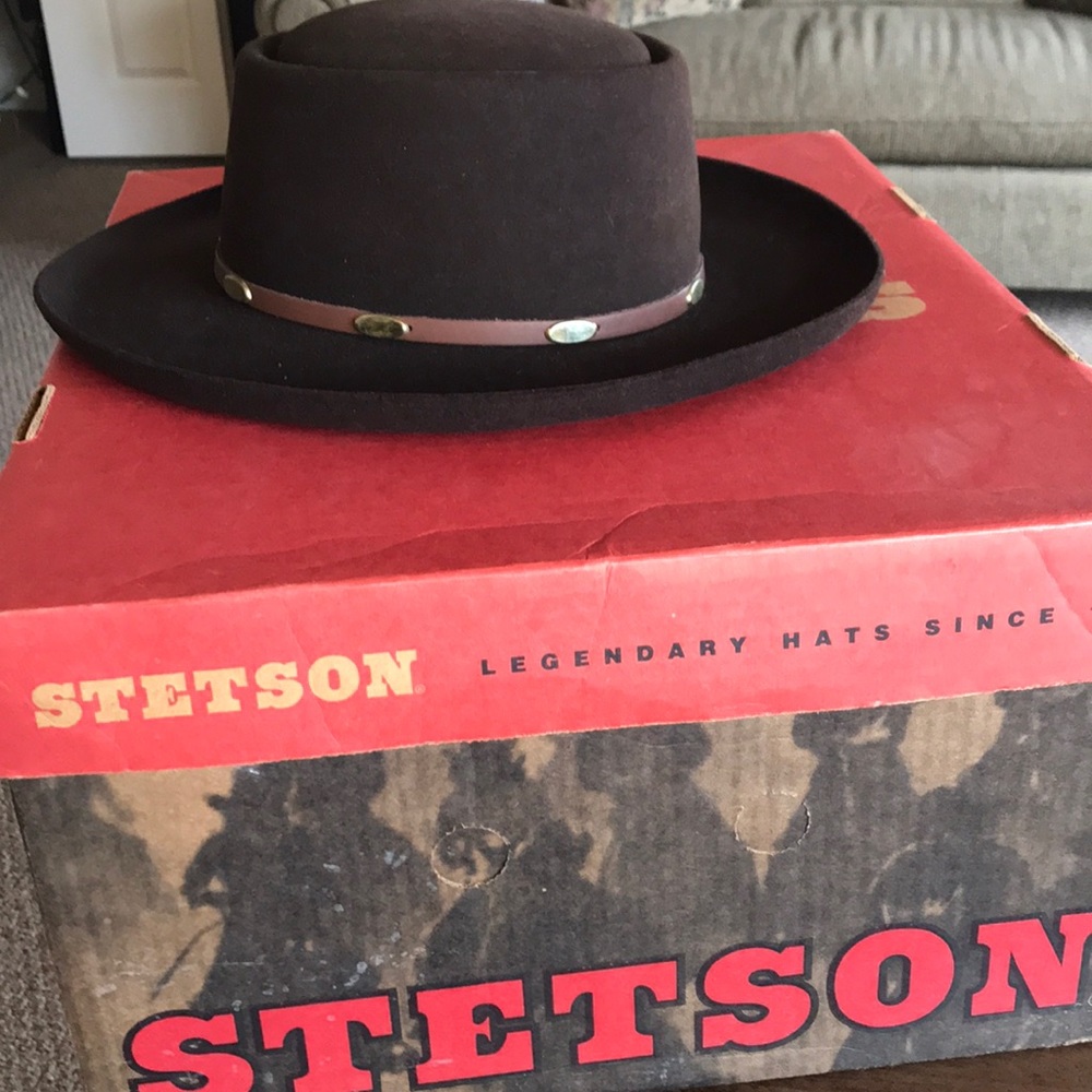 STETSON 🎩 HAT UNISEX BROWN